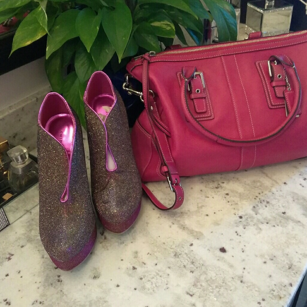 Authentic Chinese Laundry Multi Colored Booties - image 1